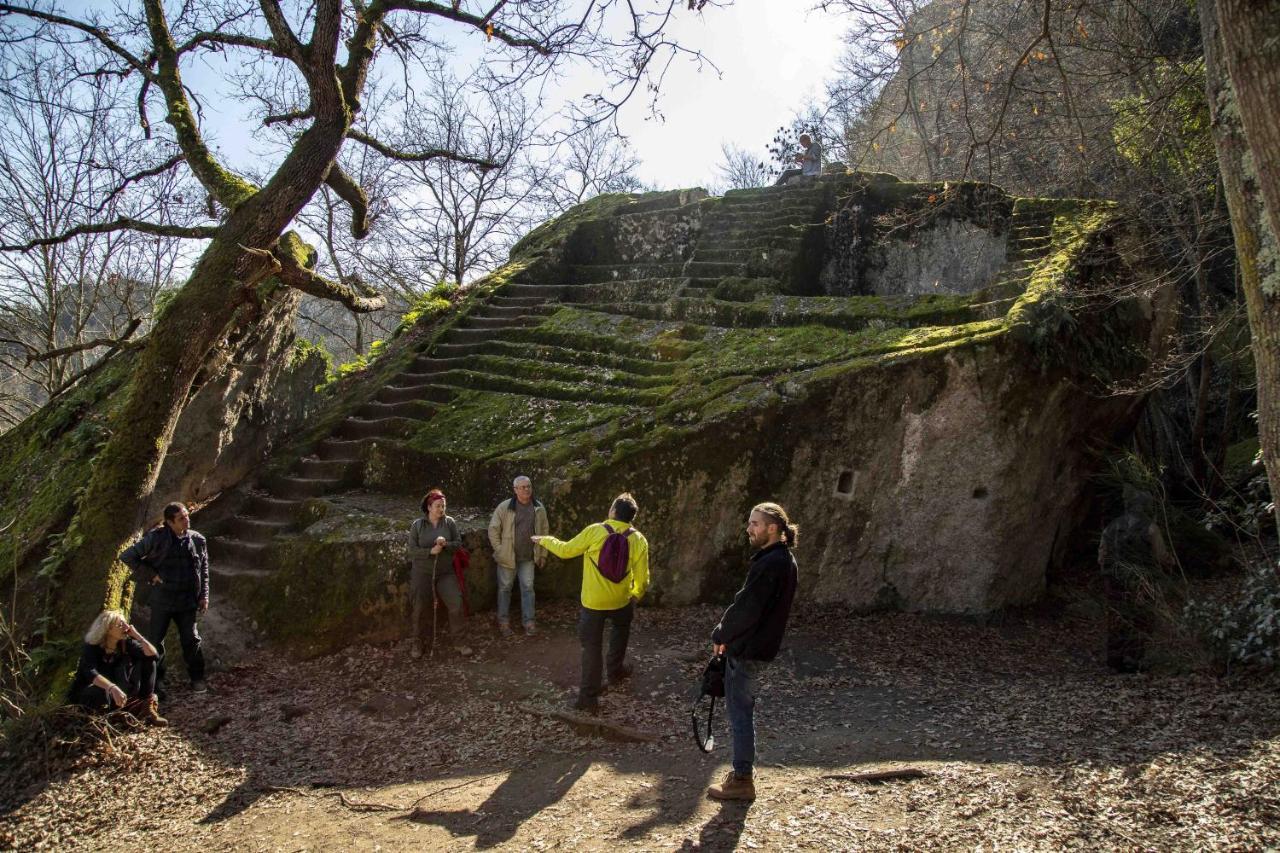 La Casa Di Augusto Hotel Bomarzo Bagian luar foto